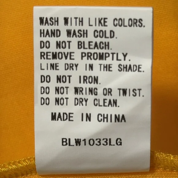 Vibrant Yellow One Shoulder Ruffle Dress Size Large - Picture 16 of 16